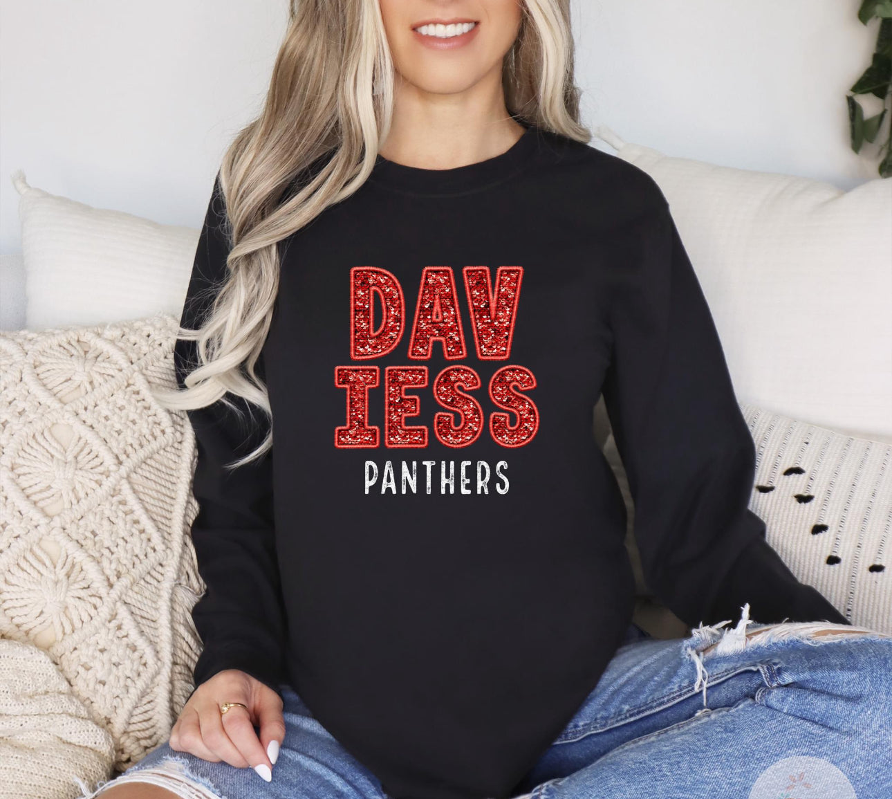 Daviess Stacked Faux (Tee, Sweatshirt, or Long-Sleeve)