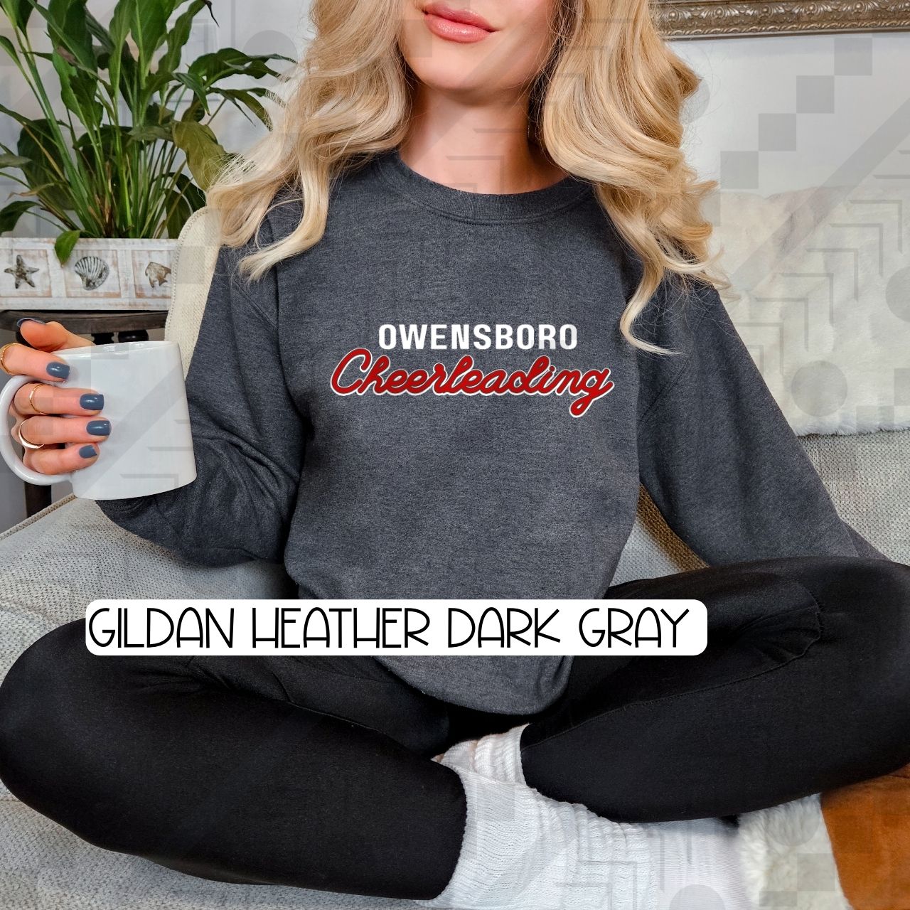 Owensboro Cheerleading Cursive (Tee, Sweatshirt, or Long-Sleeve)