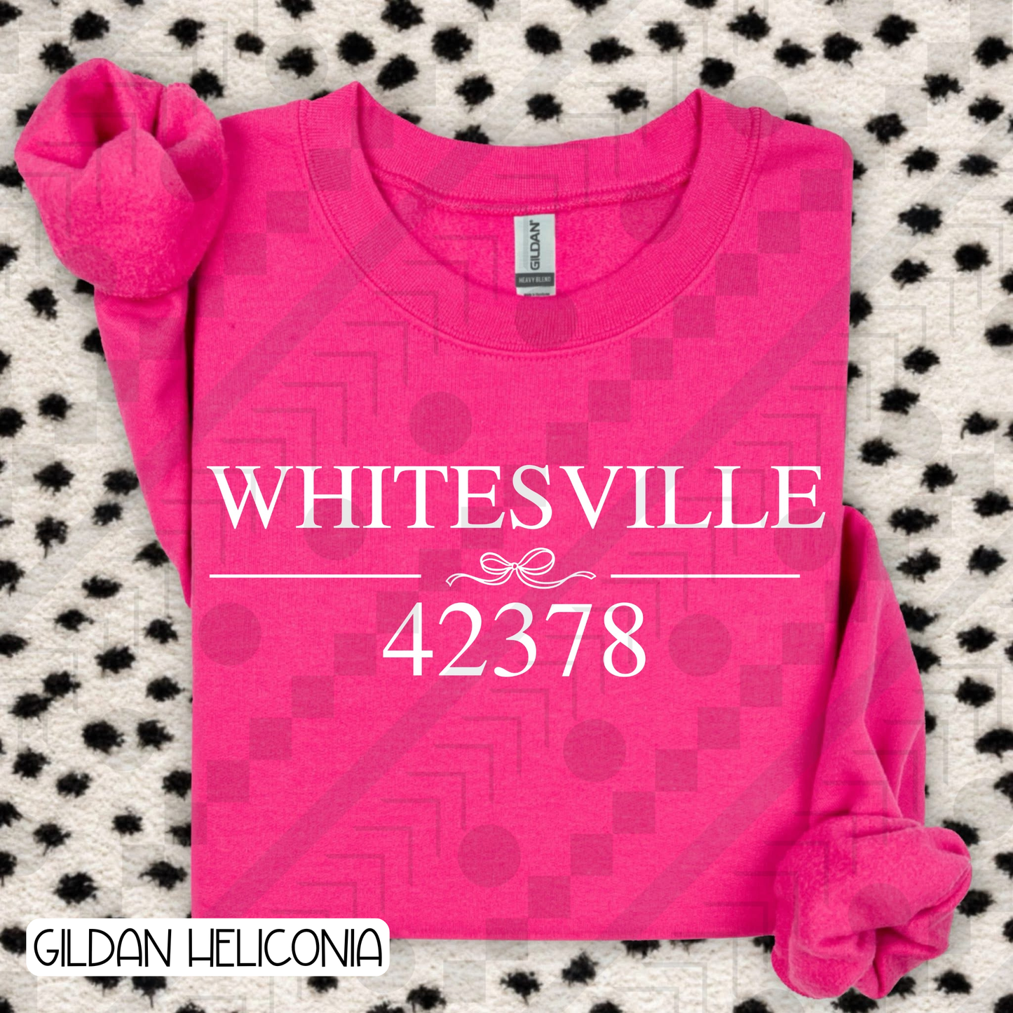 Whitesville Zip Code Bow 42378 (Tee, Sweatshirt, or Long-Sleeve)