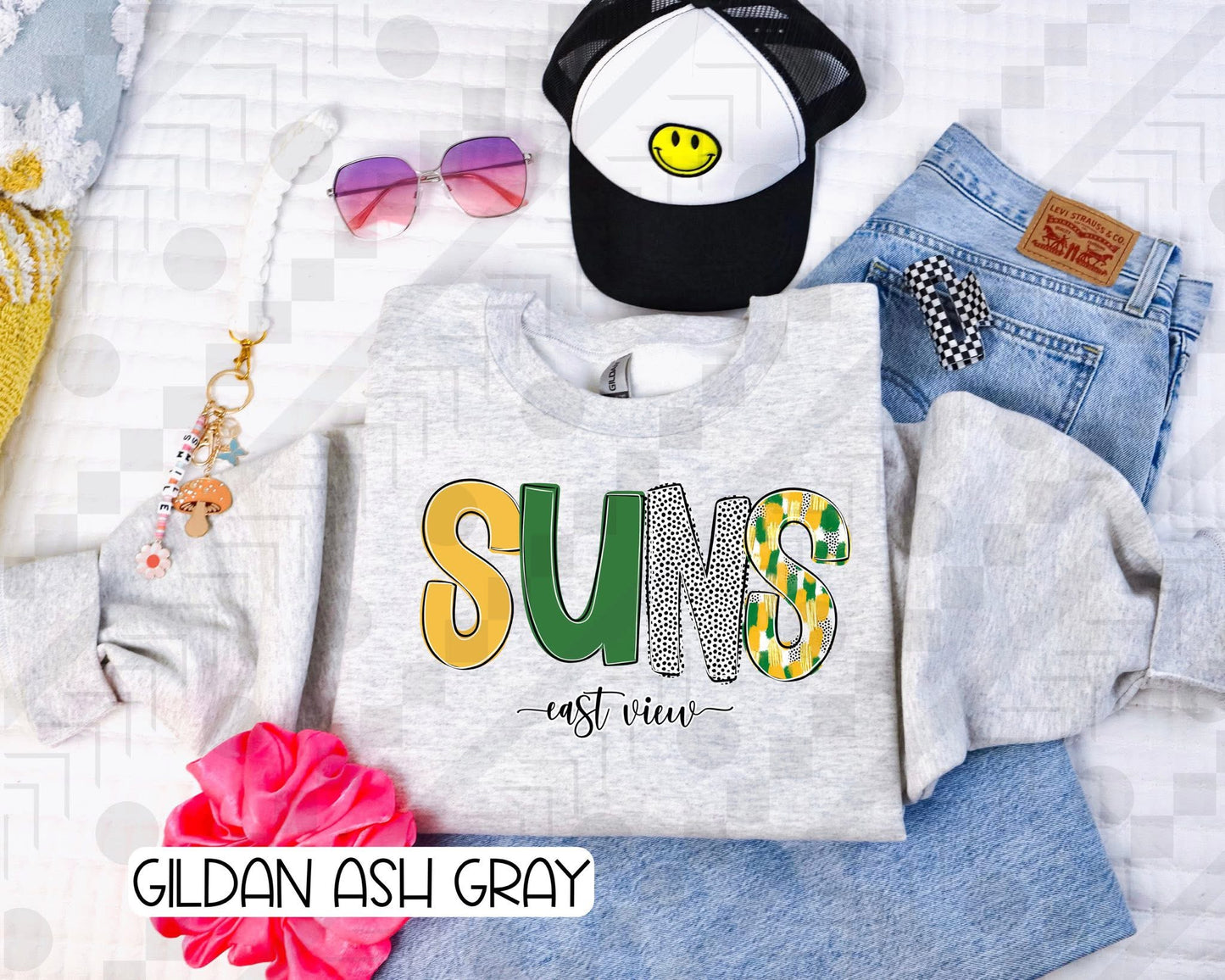 East View Suns Preppy Poppy (Tee, Sweatshirt, or Long-Sleeve)