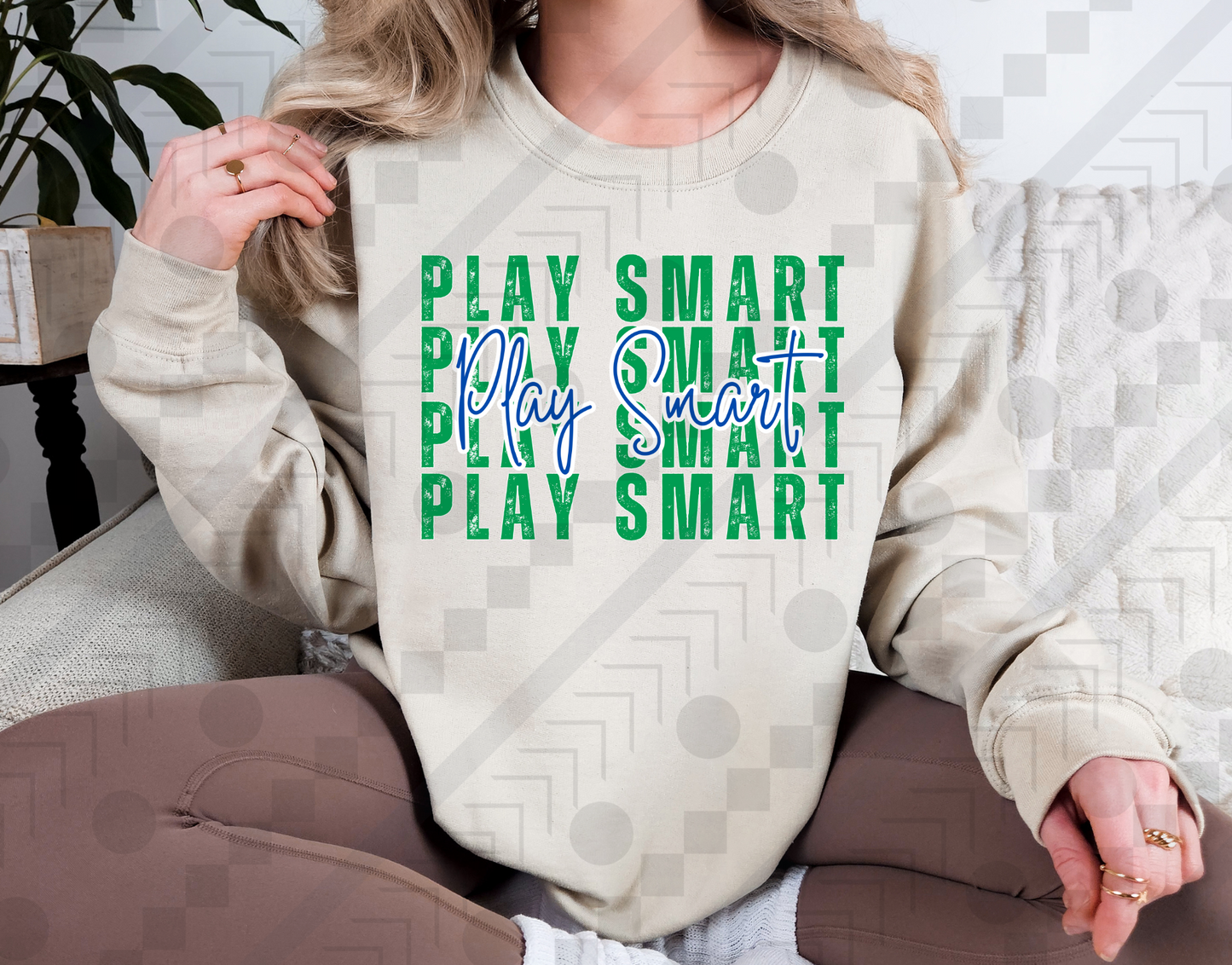 Play Smart Distressed Mascot