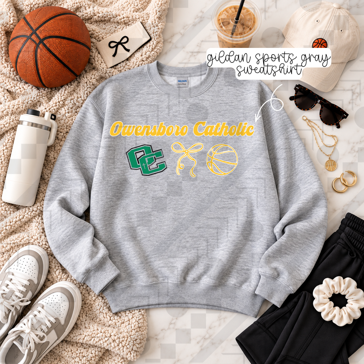 Owensboro Catholic Aces Basketball - Machton (Tee, Sweatshirt, or Long-Sleeve)