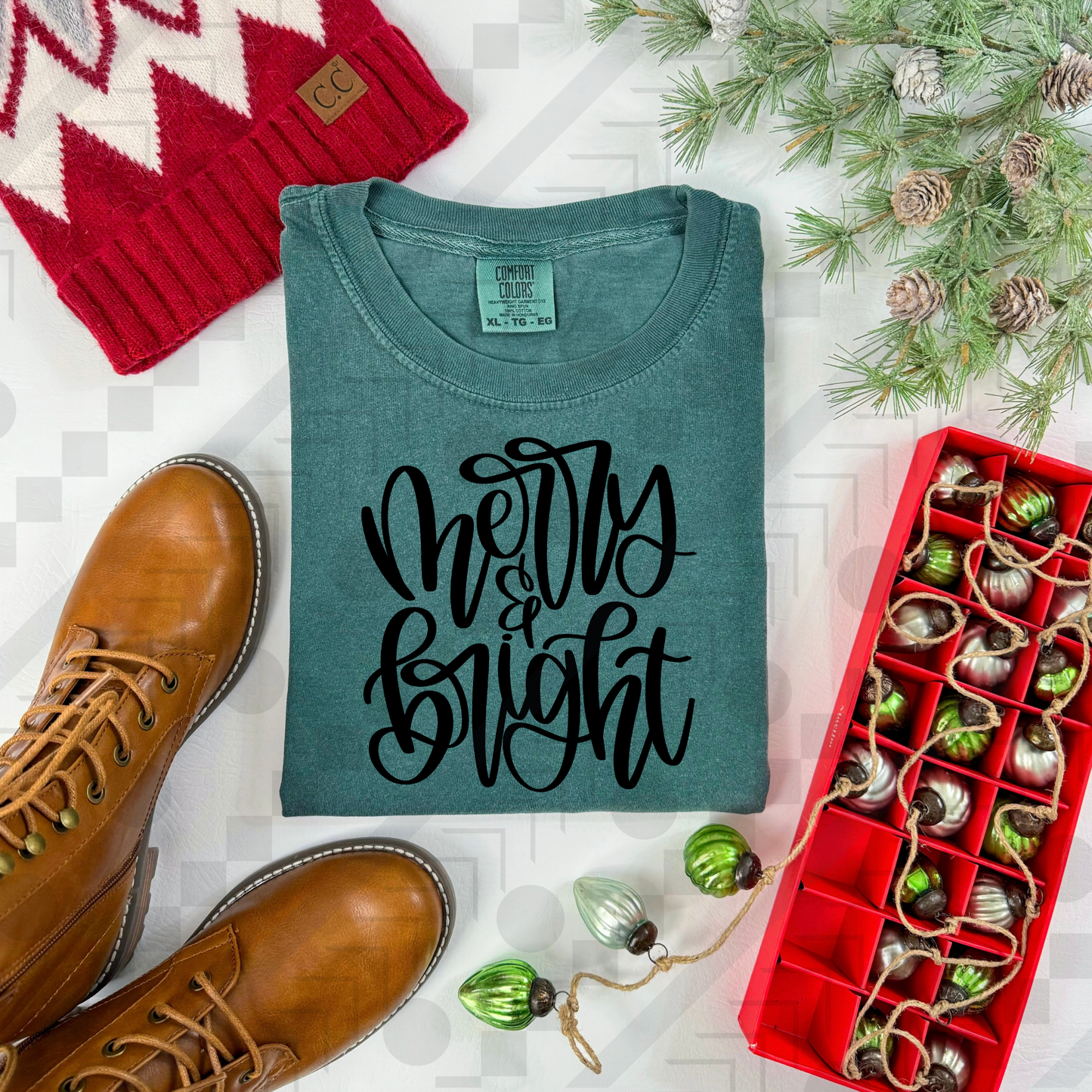 Merry & Bright Handwritten