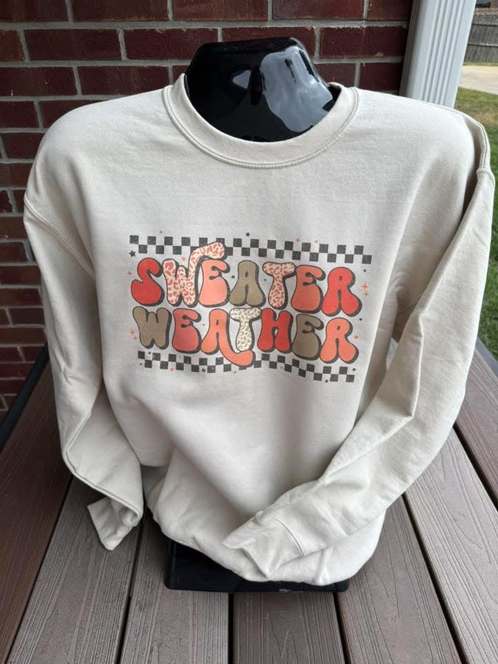 Sweater Weather Checker (Tee, Sweatshirt, or Long-Sleeve)