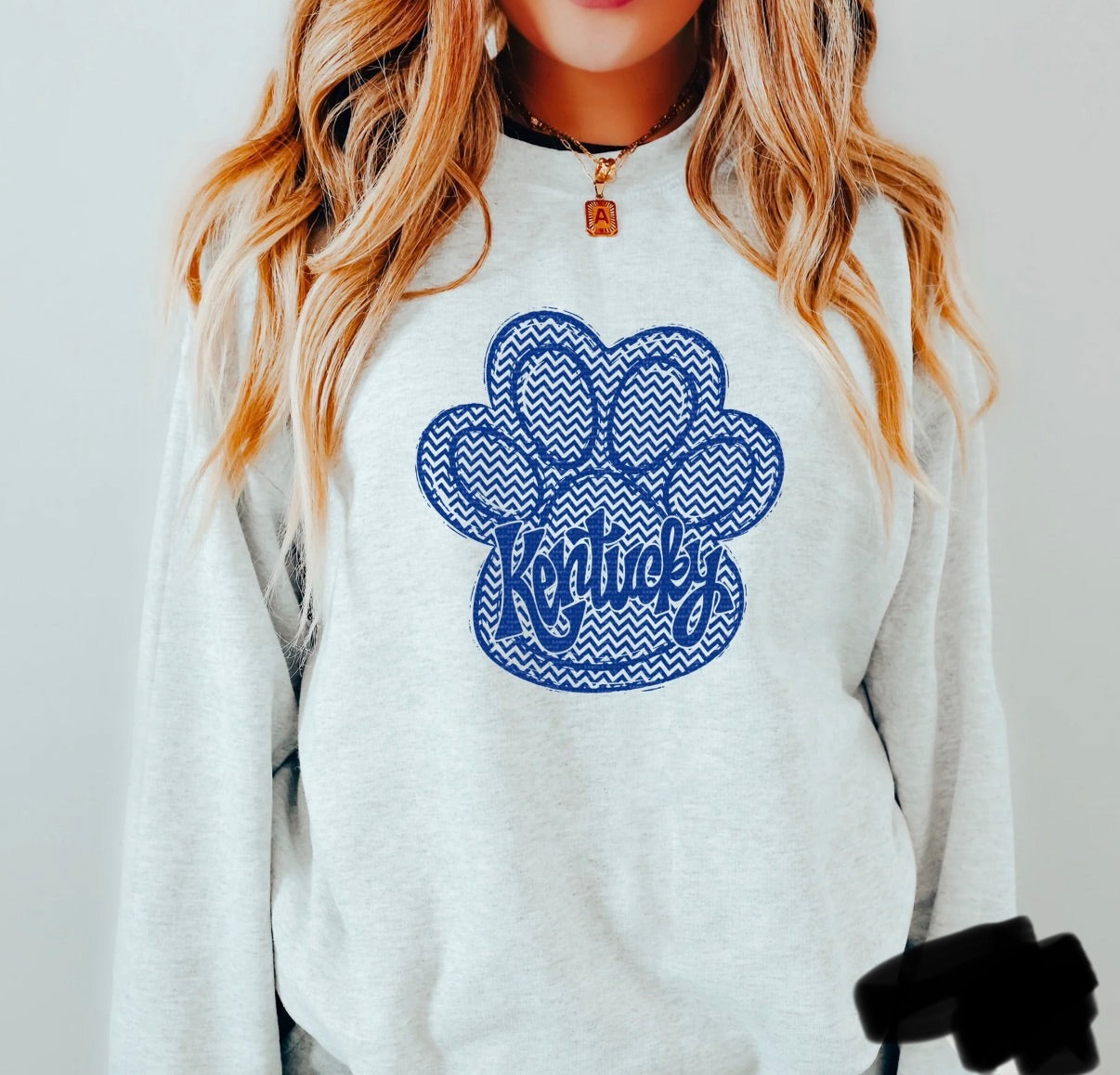 Chevron KY Paw (Tee, Sweatshirt, or Long-Sleeve)