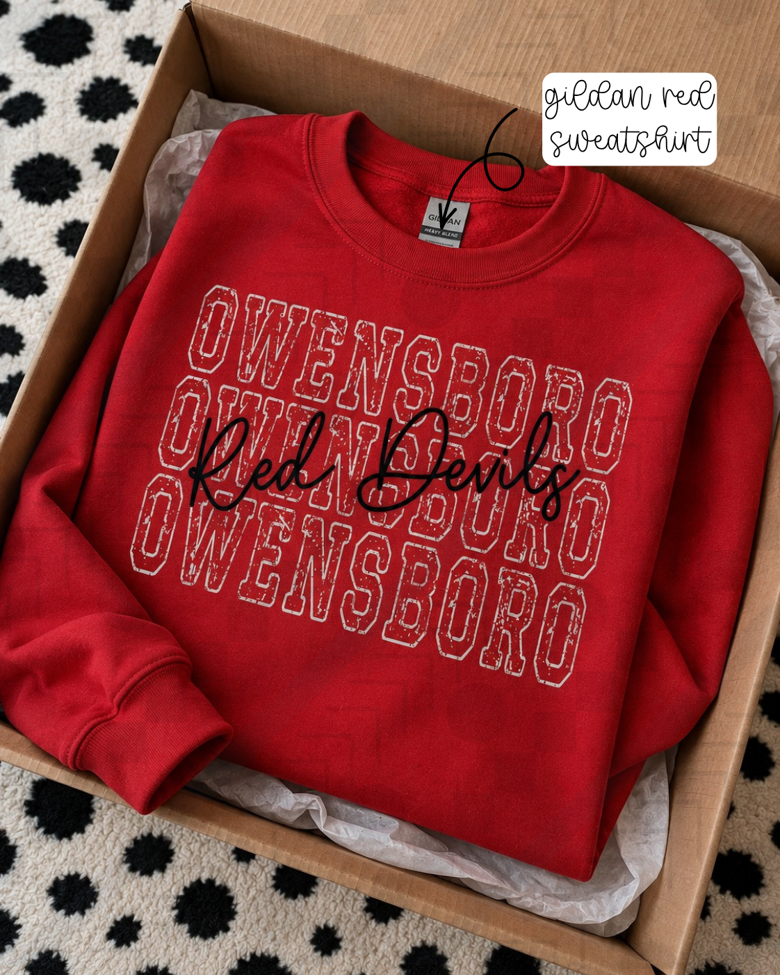 Red Devilsx3 (Tee, Sweatshirt, or Long-Sleeve)