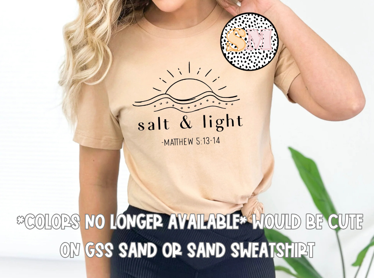 Salt and Light (Tee, Sweatshirt, or Long-Sleeve)
