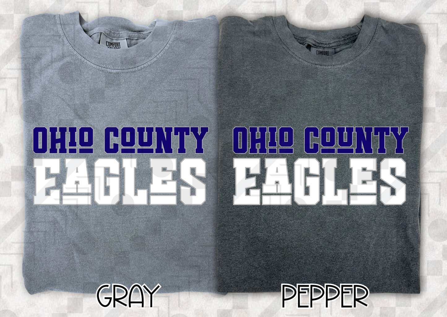Ohio County Eagles Funky Font