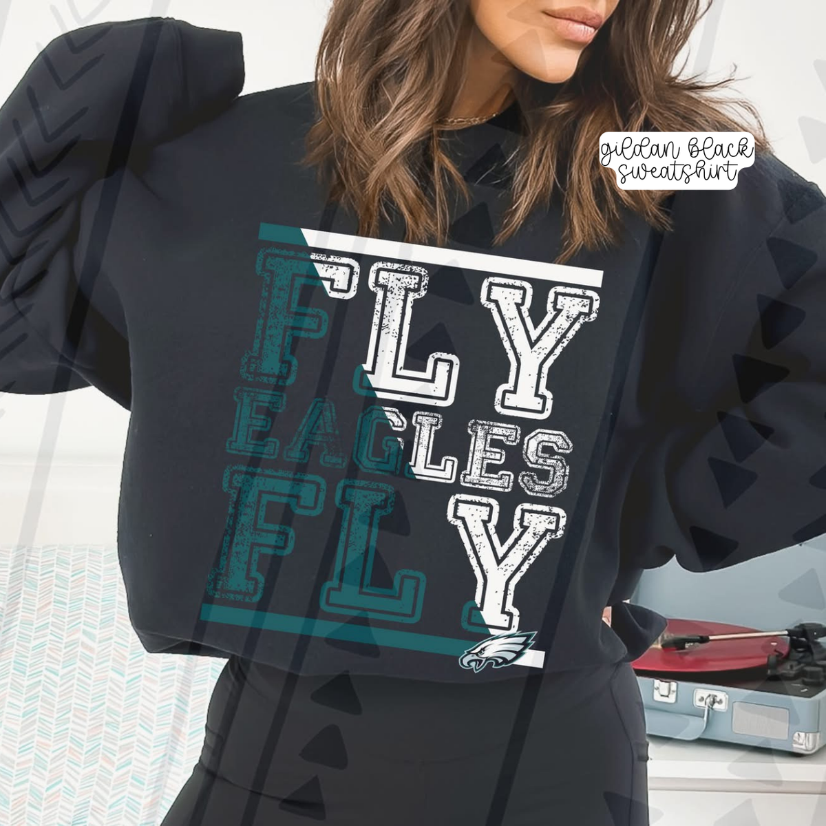 Famous Football Distressed Sayings (Tee, Sweatshirt, or Long-Sleeve)