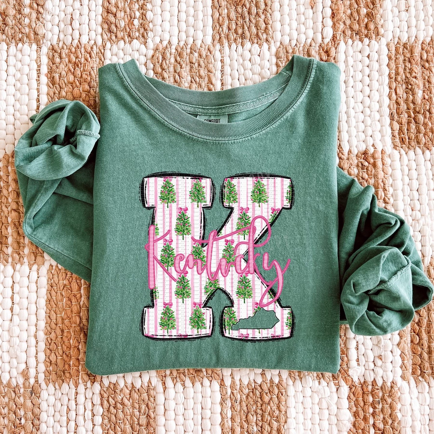 Big K Pink Trees (Tee, Sweatshirt, or Long-Sleeve)