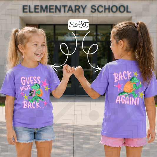 Guess Who’s Back (Front and Back) Tee