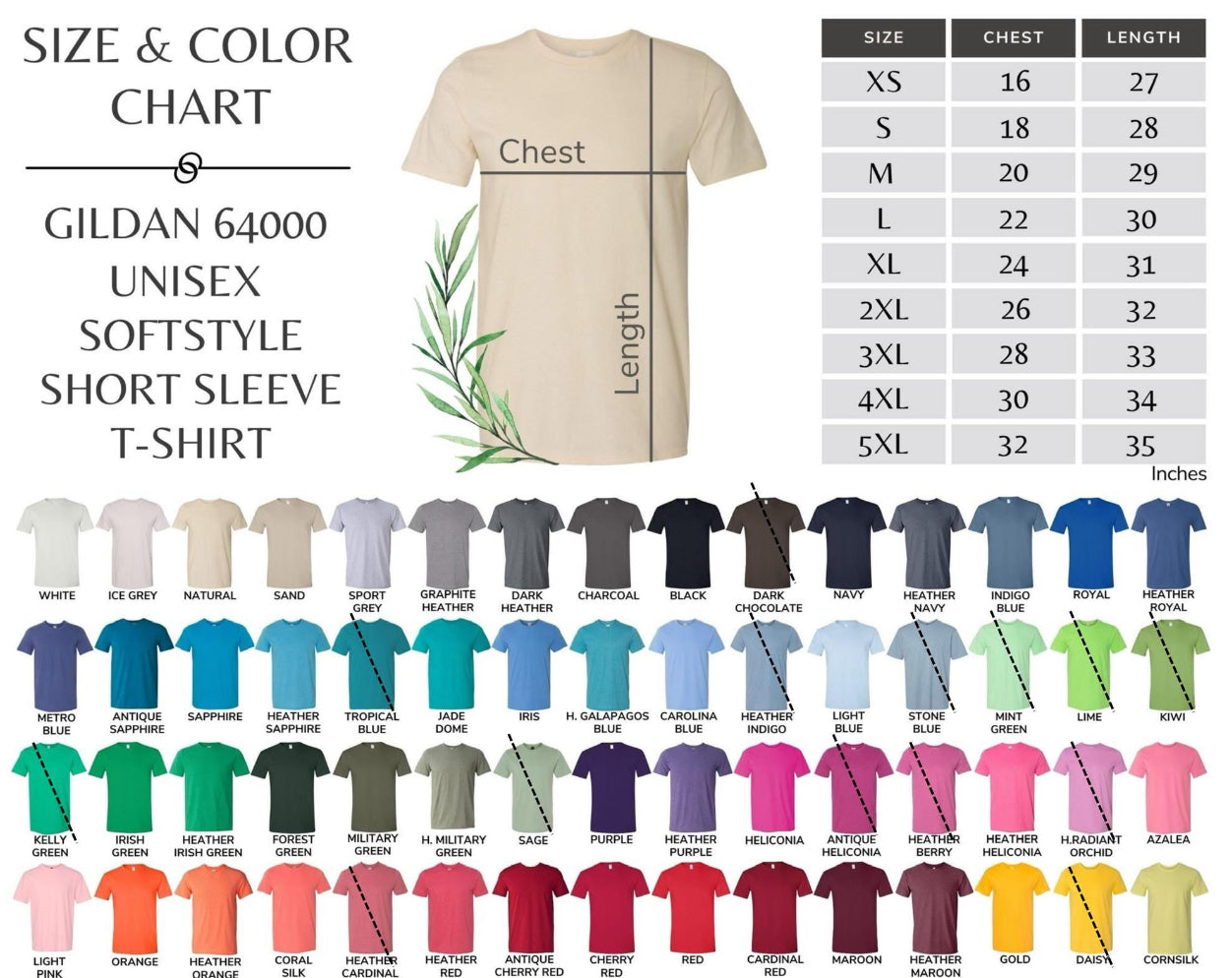 Color Charts (All Included)