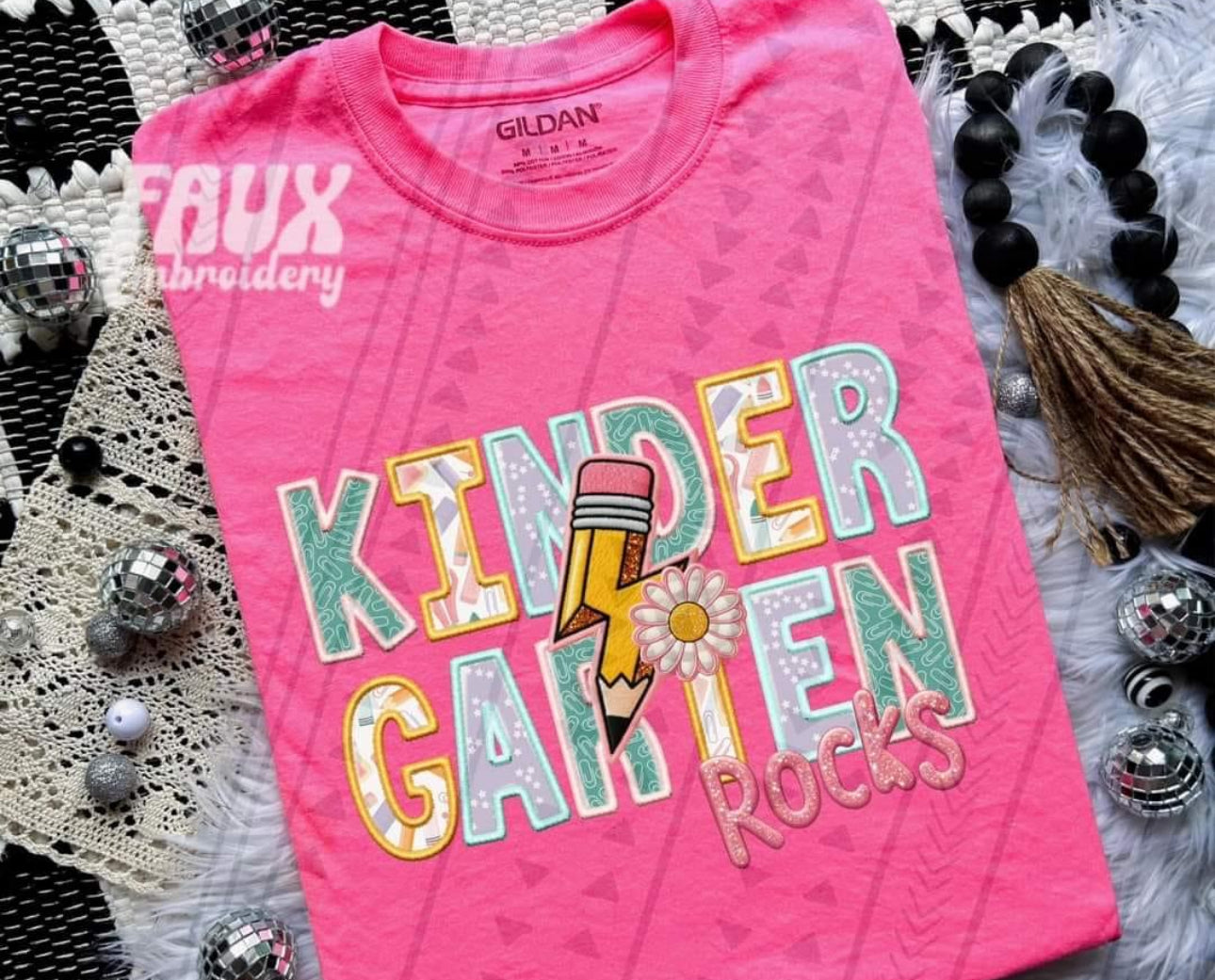 Kindergarten Faux Pencil Bolt