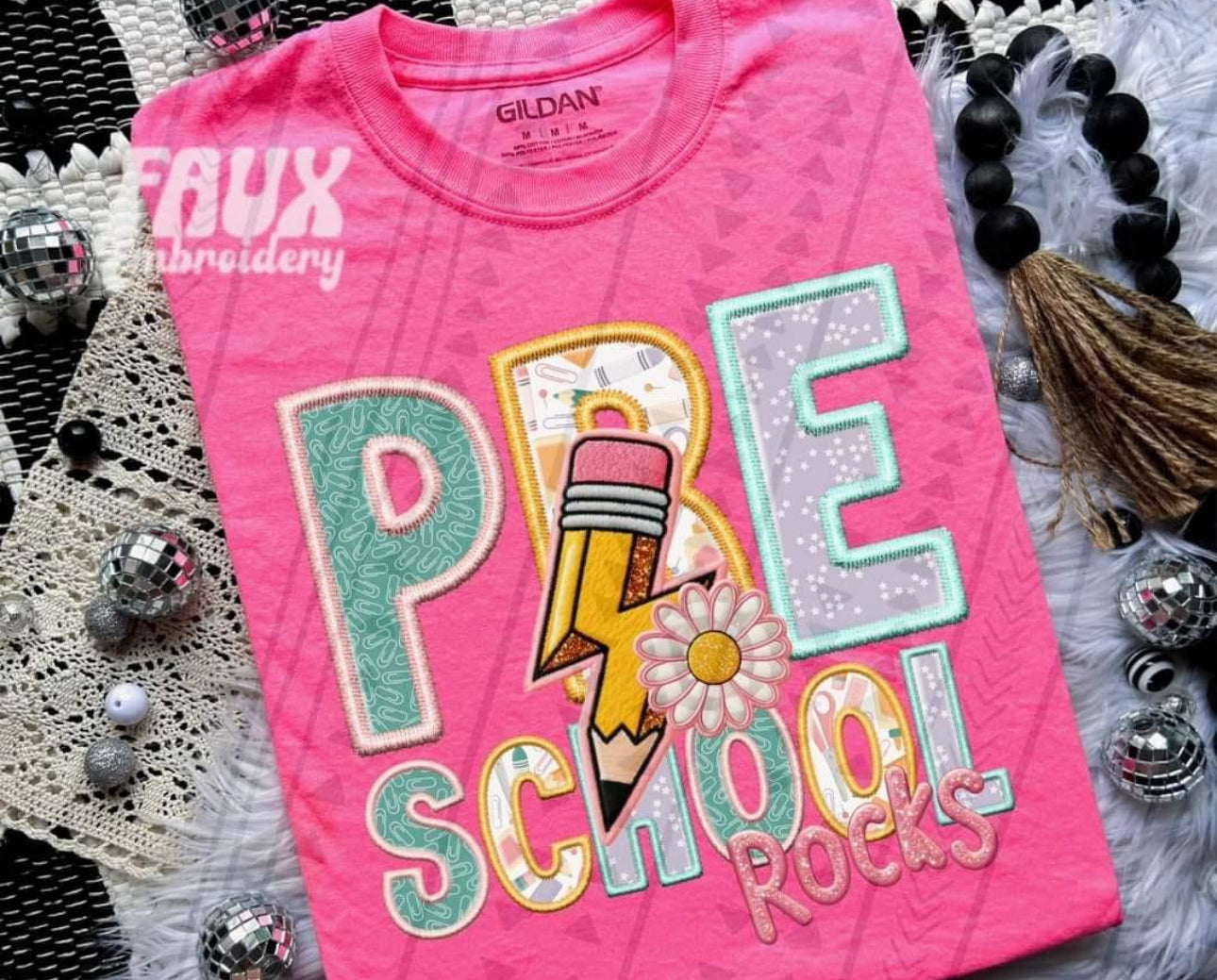 Preschool Faux Pencil Bolt