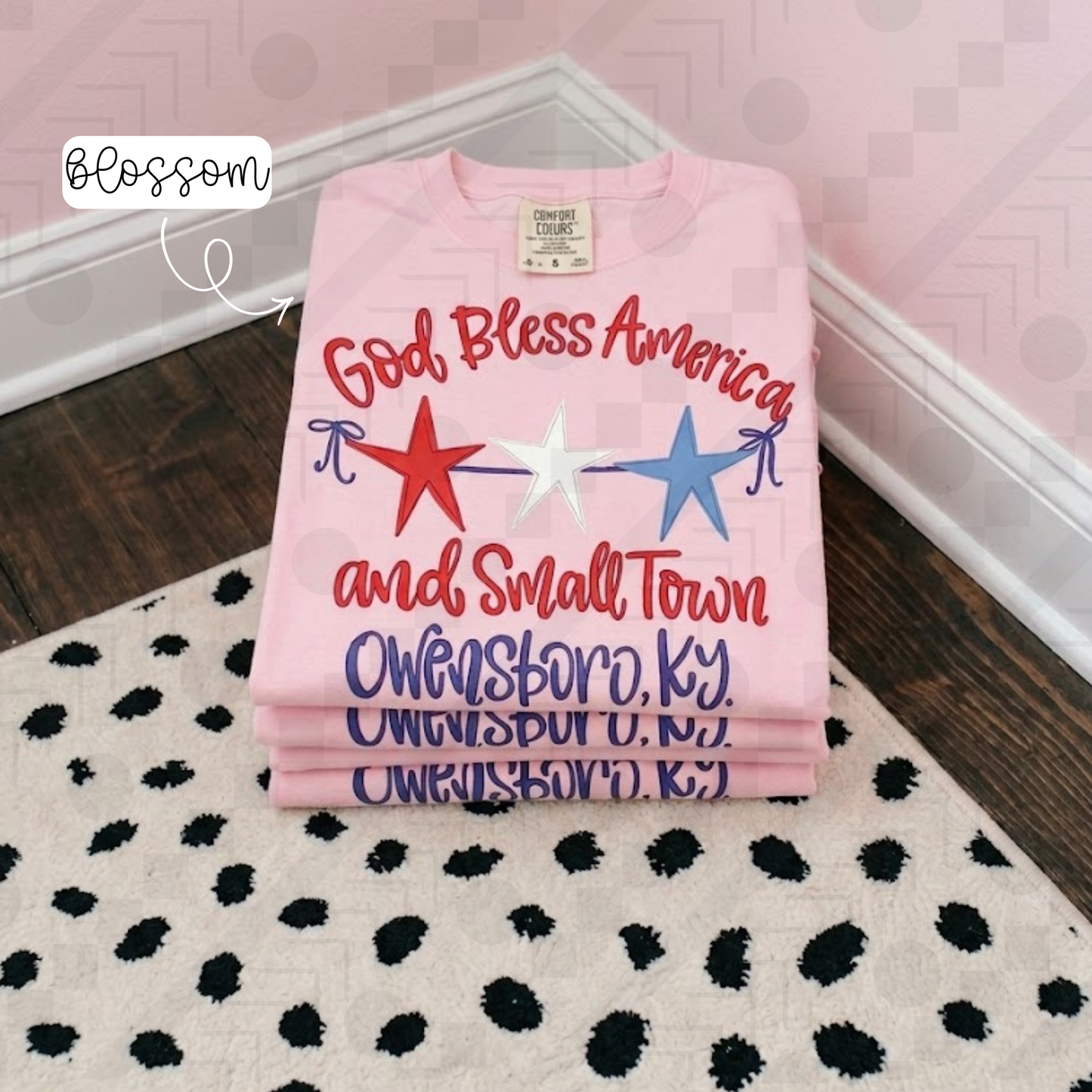 God Bless America - And Small Town Owensboro, KY (Tee or Sweatshirt)
