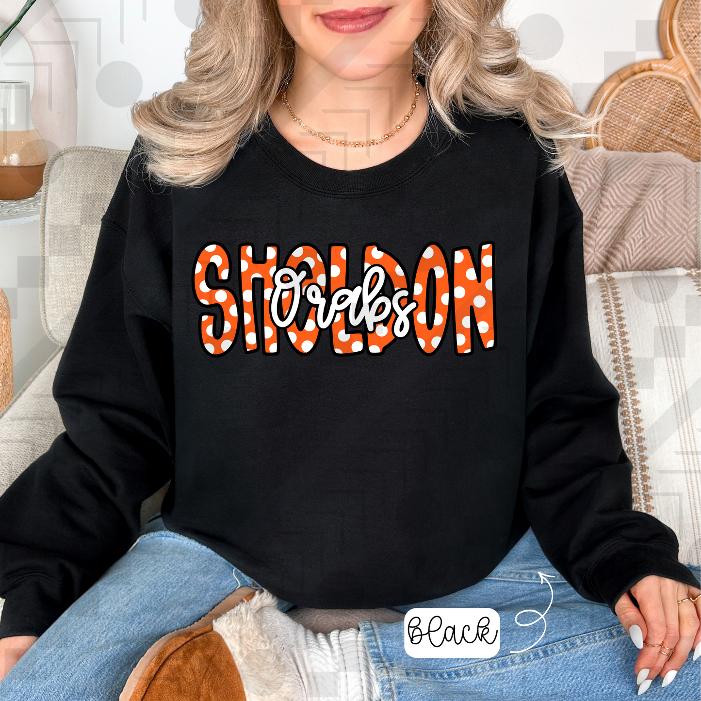 Polka Dot Doodle Schools (Tee, Sweatshirt, or Long-Sleeve)