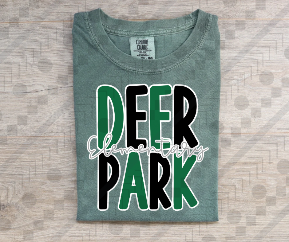 Deer Park Chunky Letters