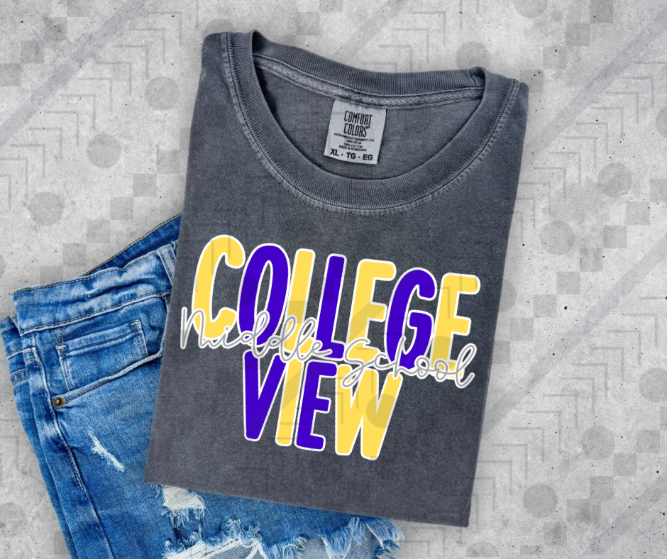 College View Chunky Letters