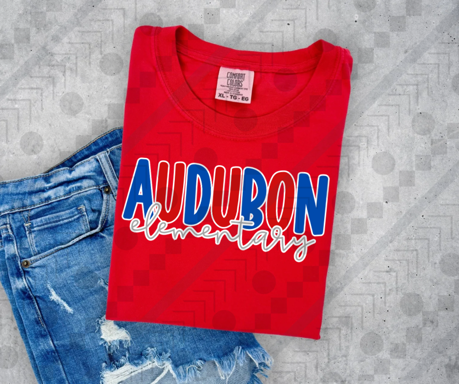 Audubon Chunky Letters