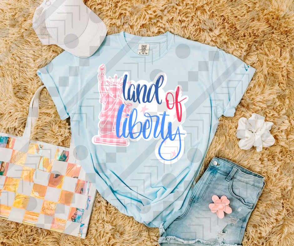 Land Of Liberty Handwritten