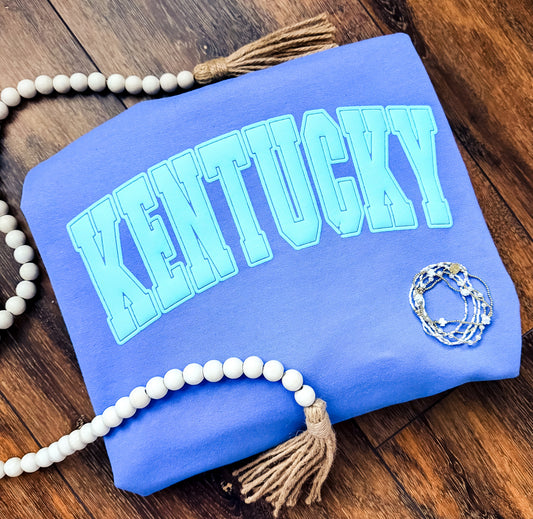 *PUFF* Teal Kentucky Varsity (Tee or Sweatshirt)