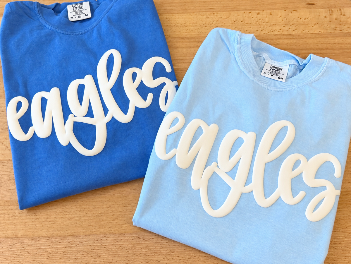 LIGHT BLUE ONLY PUFF TEE