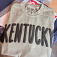*SMALL ONLY* Black Kentucky Puff Tee!