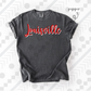Louisville: Script (White) Tee, Sweatshirt, or Long-Sleeve