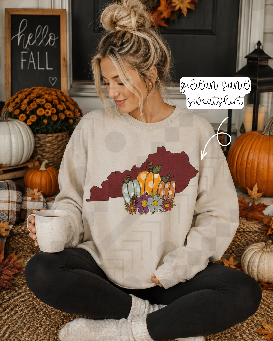 Plaid KY State Pumpkins (Tee, Sweatshirt, or Long-Sleeve)