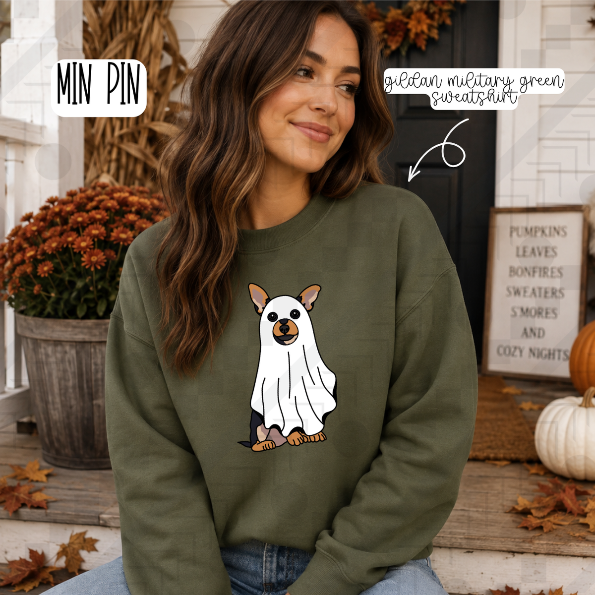 Ghost Dog Breeds (Tee, Sweatshirt, or Long-Sleeve)