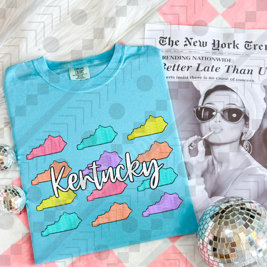 Kentucky with State Outlines *PLK