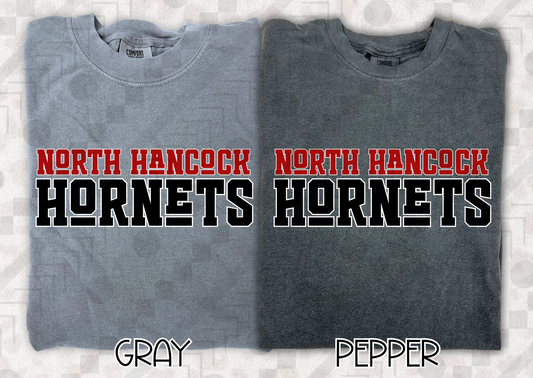 North Hancock Hornets Funky Font