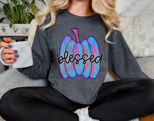 Brushstroke Blessed Pumpkin
