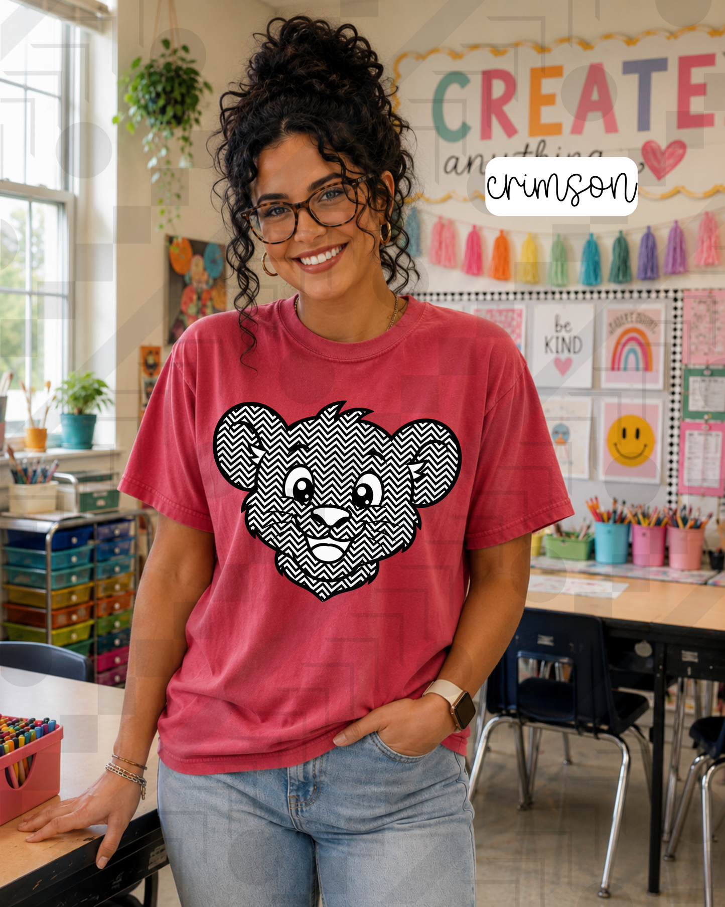 Chevron Happy Mascots (Tee, Sweatshirt, or Long-Sleeve)