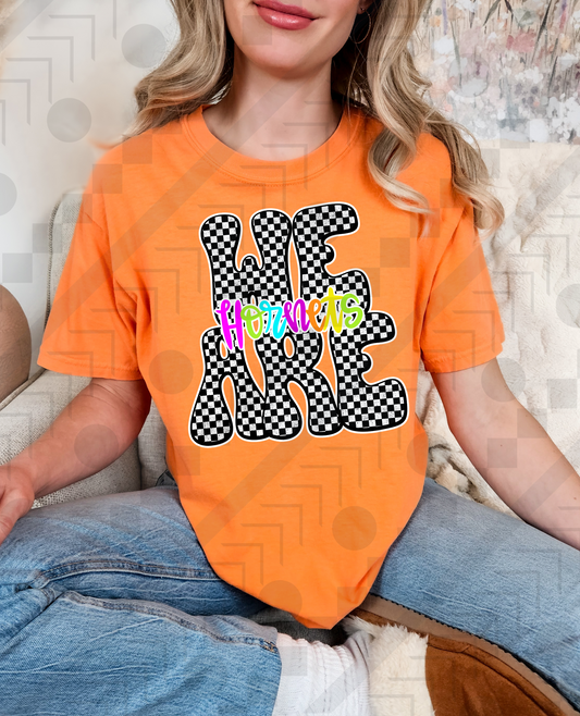We Are Checker Rainbow Hornets