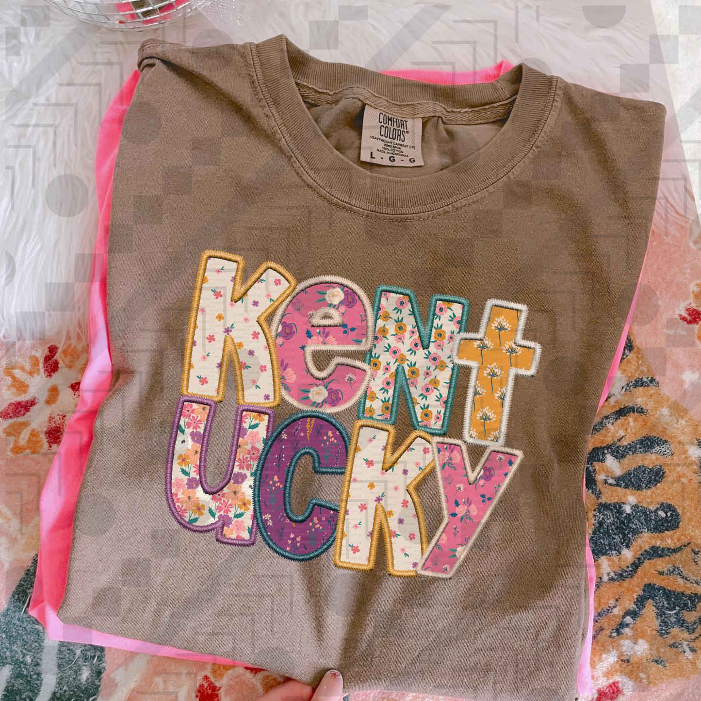 Kentucky Stacked Faux Floral *PLK