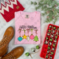Merry Christmas String Ornaments Pink Version