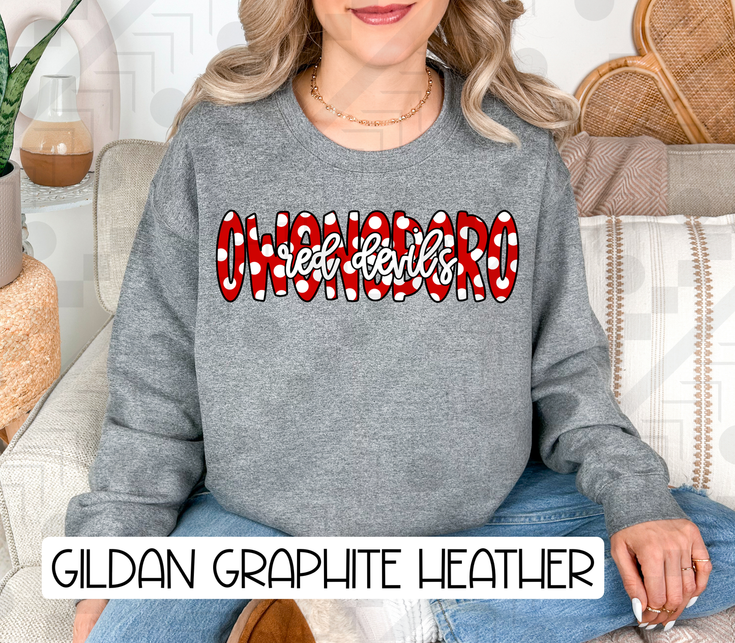 Polka Dot Doodle Schools (Tee, Sweatshirt, or Long-Sleeve)