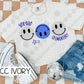 Checker Smilies Schools (Tee, Sweatshirt, or Long-Sleeve)