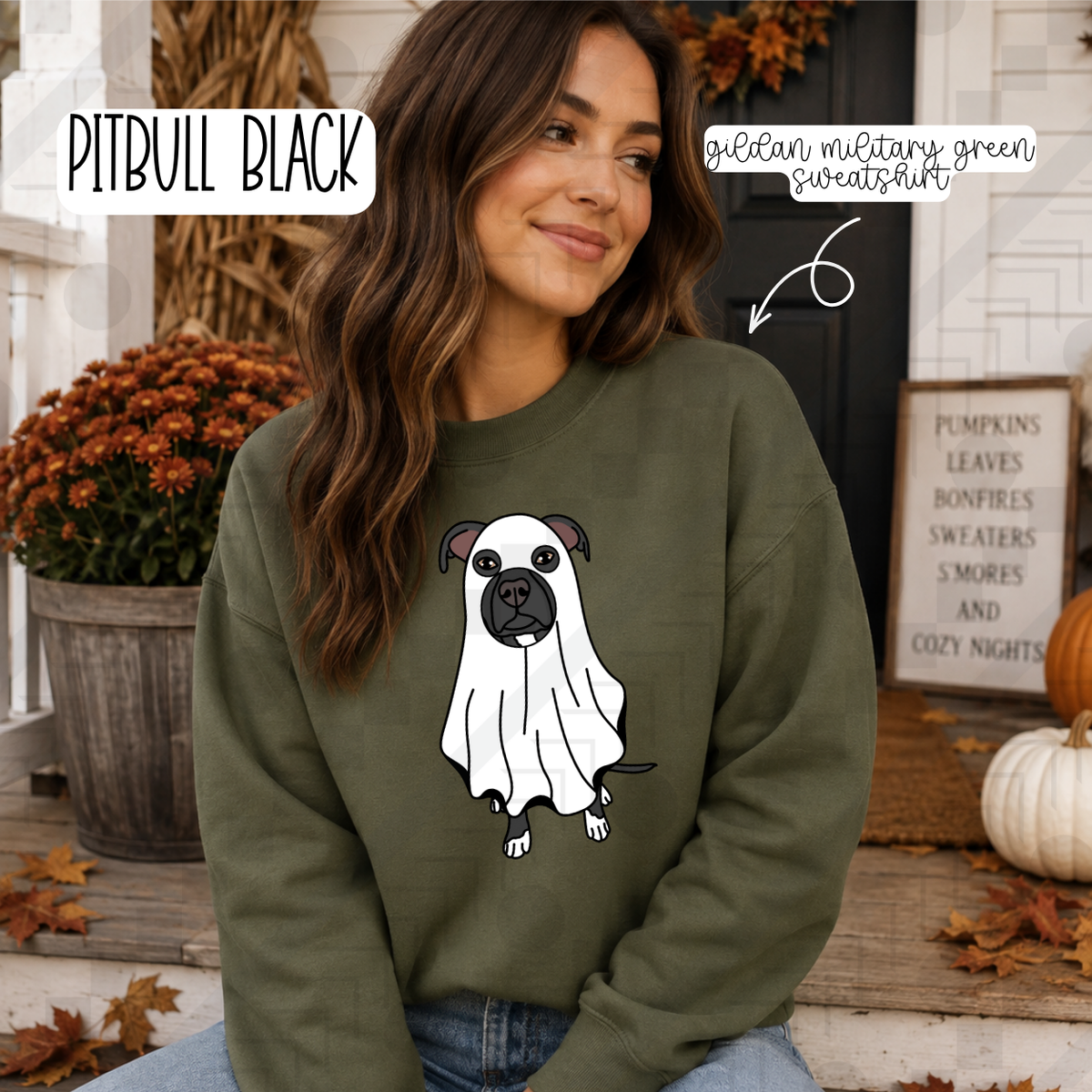 Ghost Dog Breeds (Tee, Sweatshirt, or Long-Sleeve)