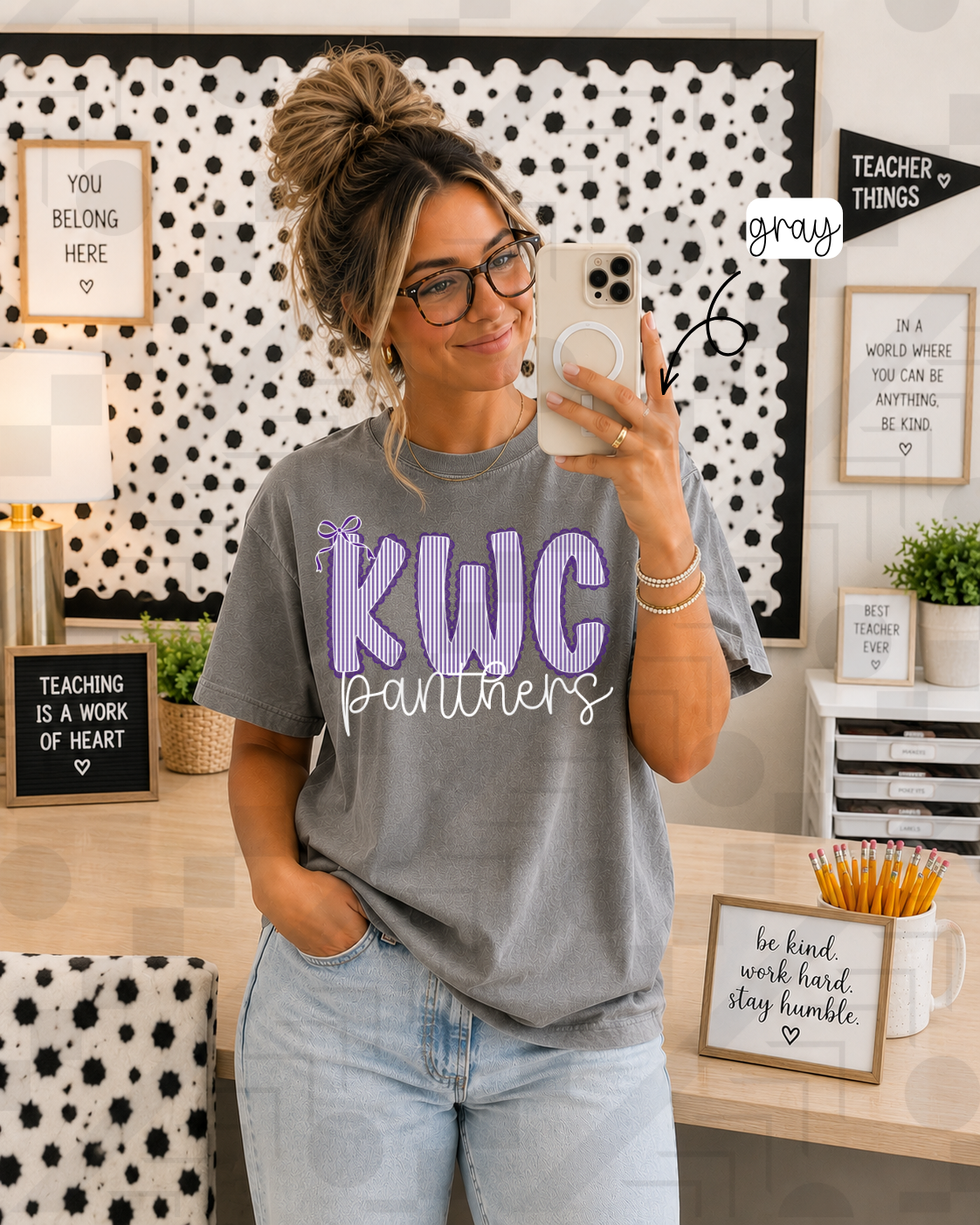 Scalloped Seersucker Varsity Schools (Tee, Sweatshirt, or Long-Sleeve)