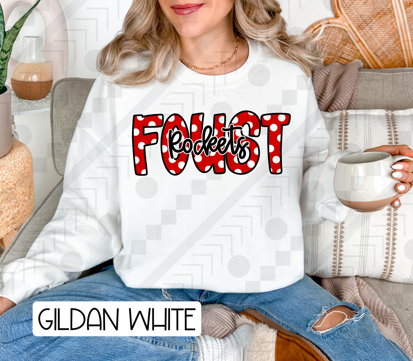 Polka Dot Doodle Schools (Tee, Sweatshirt, or Long-Sleeve)