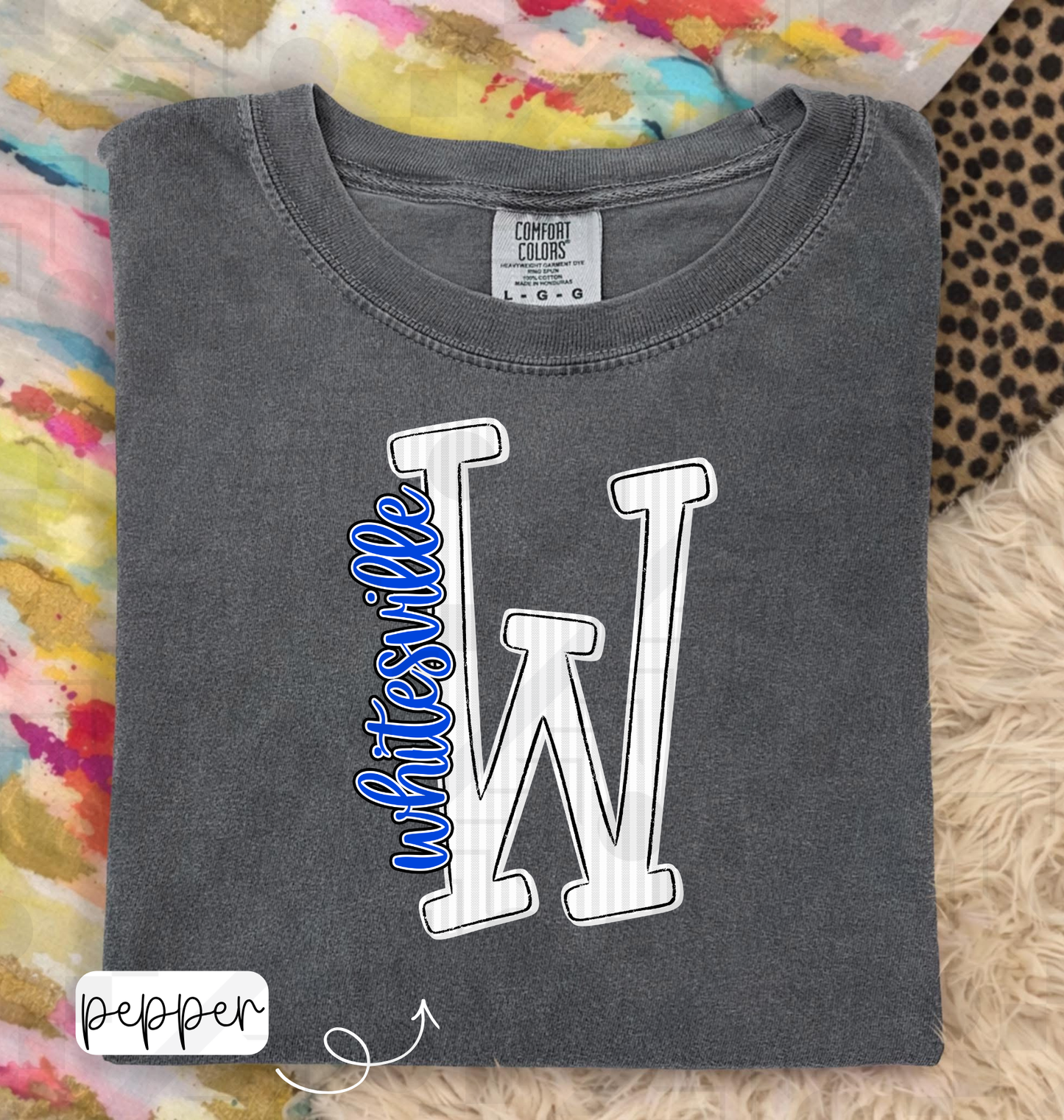 Seersucker Initial Schools (Tee, Long-Sleeve, or Sweatshirt)