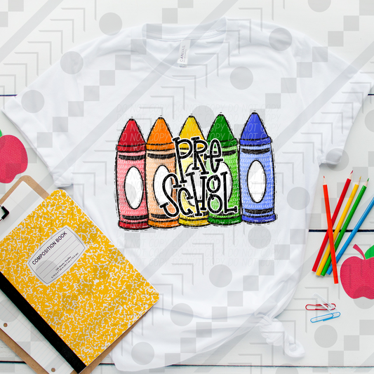 Preschool Primary Crayons
