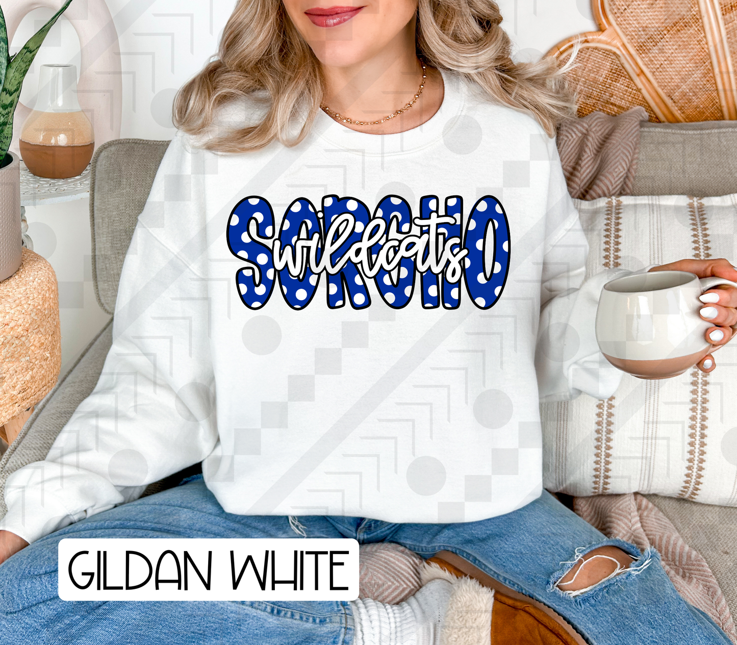 Polka Dot Doodle Schools (Tee, Sweatshirt, or Long-Sleeve)