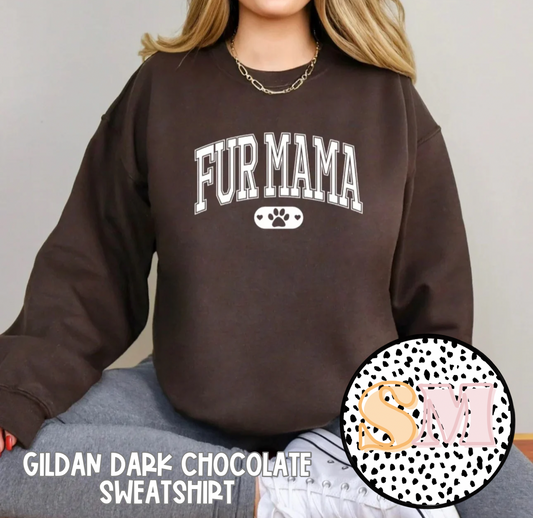 Fur Mama - White (Tee, Sweatshirt, or Long-Sleeve)