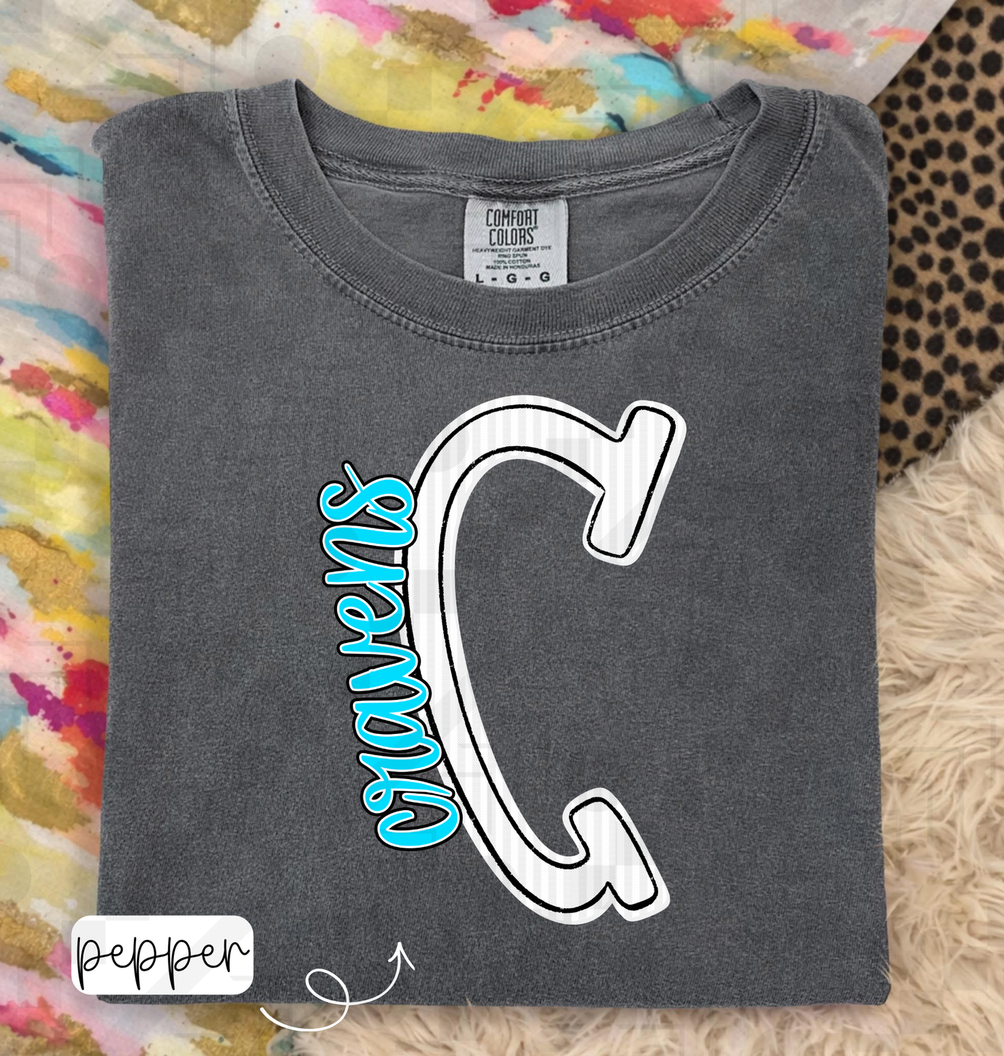 Seersucker Initial Schools (Tee, Long-Sleeve, or Sweatshirt)