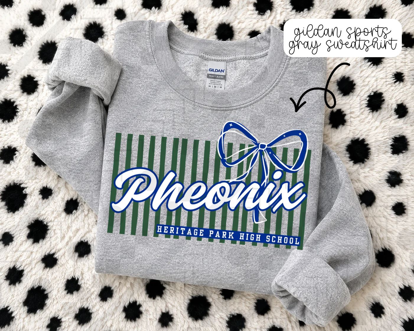 Stripe Bow/No Bow Schools (Tee, Sweatshirt, or Long-Sleeve)