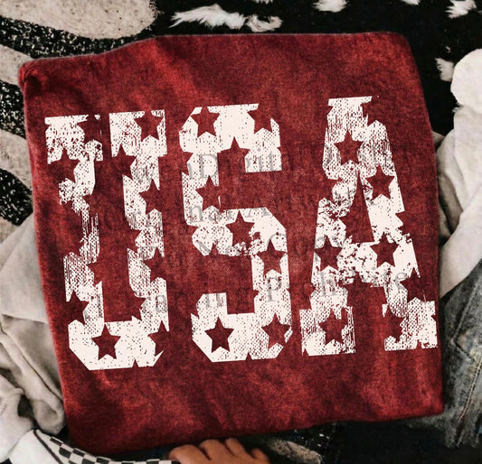 USA Distressed Stars