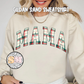 Mama Christmas Gingham (Tee, Sweatshirt, or Long-Sleeve)